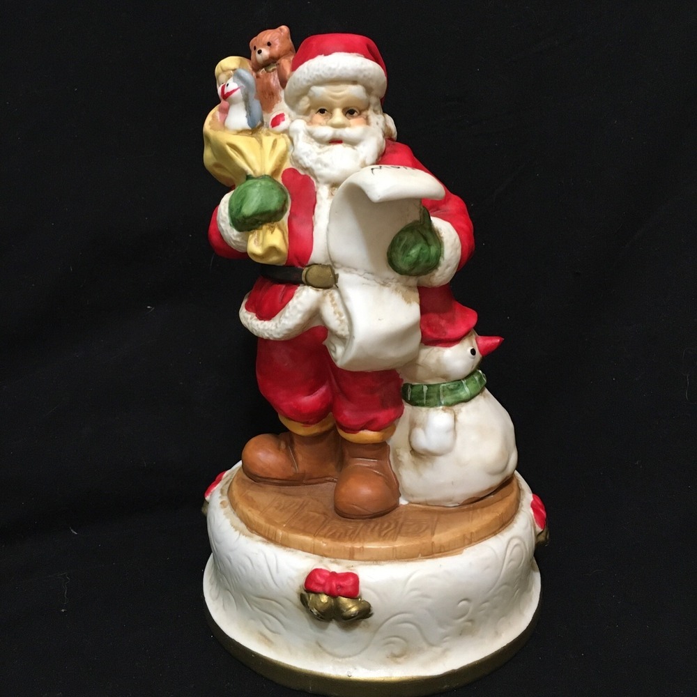 Vintage Share‎ the Joy Musical Santa Claus Plays Santa Claus Is Coming to Town